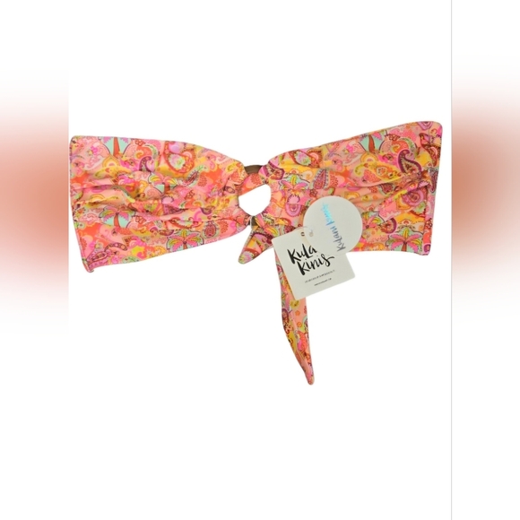 Kulani Kinis Multicolor Tropical Bikini Top - Picture 3 of 5